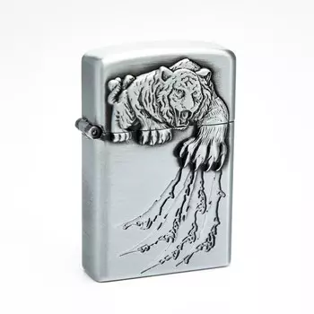 Зажигалка газовая «Тигр», 5.13.21.3 см