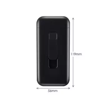 Зажигалка-портсигар электронная «Сиера», спираль, 11.55.4 см, от USB