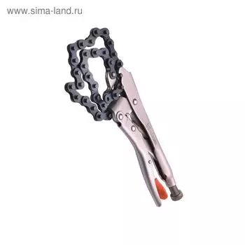 Зажим цепной с фиксатором HARDEN 560633, максимальный захват 63 мм