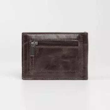 Зажим для купюр, цвет коричневый