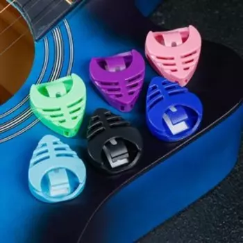 Зажим для медиаторов Music Life "Сердца" A010B, микс