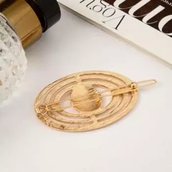 Зажим для волос "Либерти экстра" млечный путь, 7 см, золото