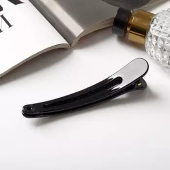 Зажим для волос «Лорен», классика, 12 см, чёрный