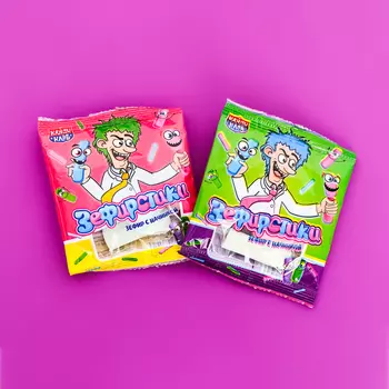 Зефир c начинкой "Зефирстики", 12 г