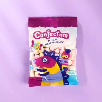 Зефир жевательный "Confectum Kids" ароматизированный 50г.