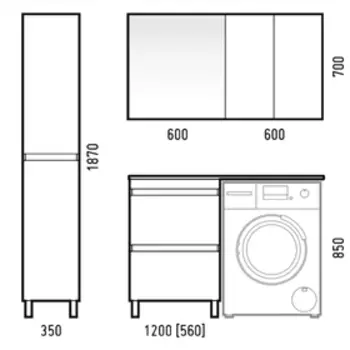 Зеркало "Альтаир 60"