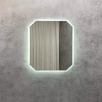 Зеркало Comforty Колеус 65, LED-подсветка, бесконтактный сенсор, 65х80 см