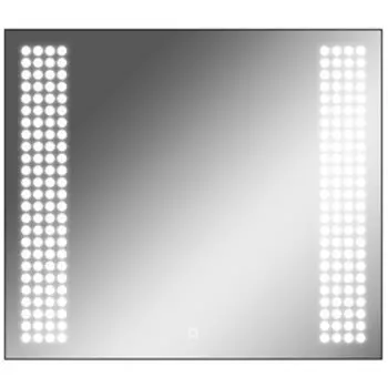 Зеркало Cosmo 80 black с подсветкой 2,6 х 80 х 70