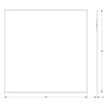 Зеркало Evoform, с фацетом, 5 мм, 90х90 см