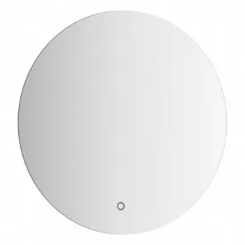 Зеркало Evororm с LED-подсветкой, сенсорный выключатель, 12W, 50х50 см, тёплый белый свет