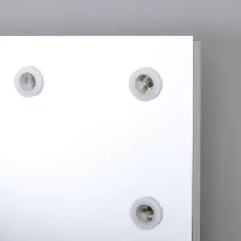 Зеркало, гримерное, настенное, 12 лампочек, 6060 см