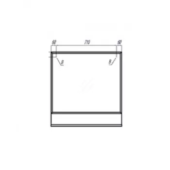 Зеркало AQUATON Инди 80 1A188502ND010