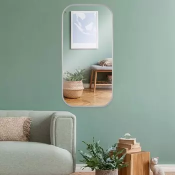 Зеркало интерьерное настенное «Рубин», с закругленными углами, c окантовкой, 8040 см, цвет серебро