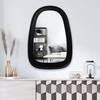 Зеркало интерьерное настенное «Рубин», в деревянной раме, трапеция 8056 см, цвет цвет чёрный