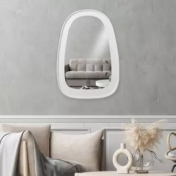 Зеркало интерьерное настенное «Рубин», в деревянной раме, трапеция 8056 см, цвет цвет белый