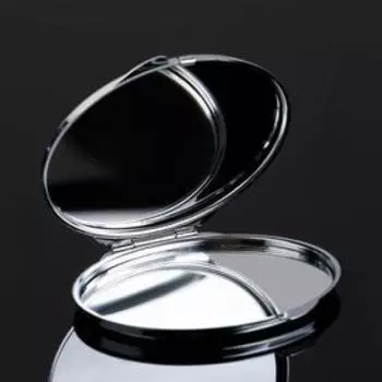 Зеркало "Каменный блик", 7,1х6,3х1,1 см, змеевик