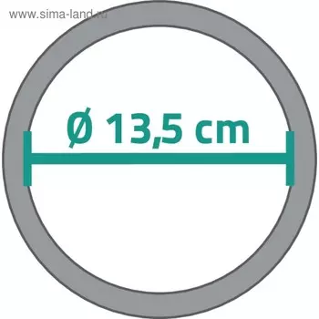 Зеркало косметическое настольное Kida, 1х/3х, прозрачное