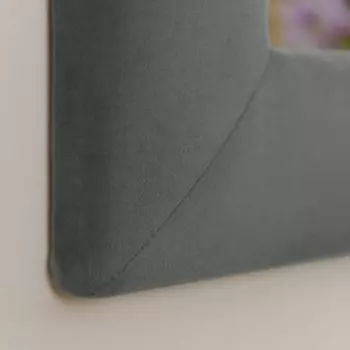 Зеркало квадратное «Алеро», 855 × 855 мм, велюр, металлические пуговицы, цвет st velvet 16