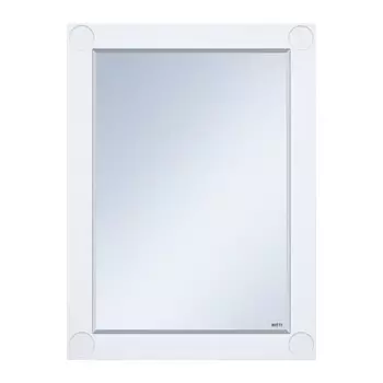 Зеркало Лейла - 60 в раме БЕЛОЕ