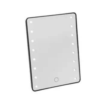 Зеркало LuazON KZ-15, подсветка 16 LED + увелич. зеркало 5Х, d=7.5 см, 4хААА (не в компл.)