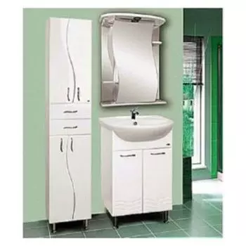 Зеркало Misty "Лиана-65", с подсветкой, правое