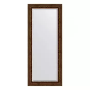 Зеркало напольное с фацетом в багетной раме, состаренная бронза с орнаментом 120 мм, 87x207 см 752