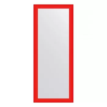 Зеркало напольное в багетной раме, красная волна 89 мм, 82x201 см