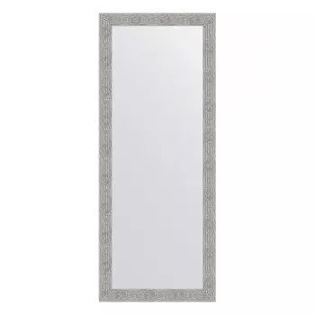 Зеркало напольное в багетной раме, волна хром 90 мм, 81x201 см
