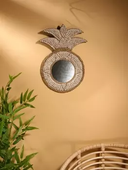 Зеркало настенное, 3250 см, декорировано ракушкой