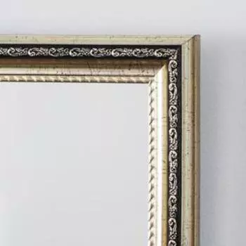 Зеркало настенное «Арабеска», серебро, 4050 см, рама пластик, 30 мм