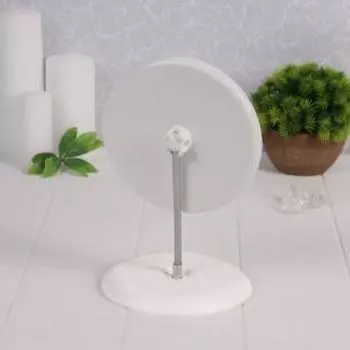 Зеркало настольное, на гибкой ножке, d зеркальной поверхности 14,3 см, цвет МИКС