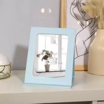 Зеркало настольное, зеркальная поверхность 10,6 × 16,7 см, рисунок МИКС