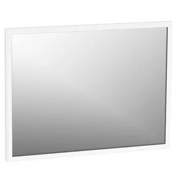 Зеркало интерьерное навесное Aurelio 59, в раме, 800600 мм, цвет белый/блеквуд сатиновый