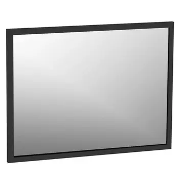 Зеркало интерьерное навесное Aurelio 59, в раме, 800600 мм, цвет антрацит/блеквуд сатиновый