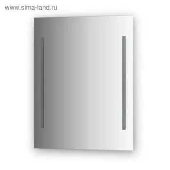 Зеркало с 2-мя встроенными LED-светильниками 10,5 Вт, 60x75 см, Evoform