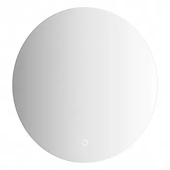 Зеркало с DEFESTO LED-подсветкой 12 Вт, 50х50 см, сенсорный выключатель, тёплый белый свет