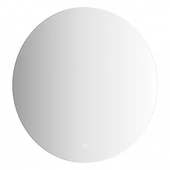 Зеркало с DEFESTO LED-подсветкой 15 Вт, 60х60 см, сенсорный выключатель, тёплый белый свет