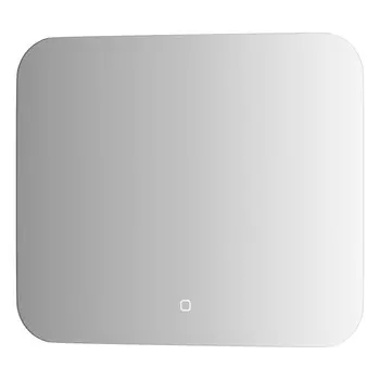 Зеркало с DEFESTO LED-подсветкой 19 Вт, 60x50 см, сенсорный выключатель, нейтральный белый свет