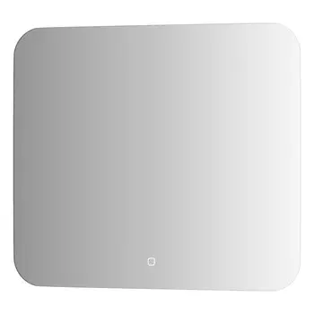 Зеркало с DEFESTO LED-подсветкой 23 Вт, 70x60 см, сенсорный выключатель, тёплый белый свет