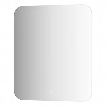 Зеркало с DEFESTO LED-подсветкой 23 Вт, 60x70 см, сенсорный выключатель, тёплый белый свет