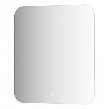 Зеркало с DEFESTO LED-подсветкой 23 Вт, 60x70 см, сенсорный выключатель, нейтральный белый свет