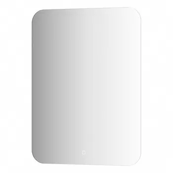 Зеркало с DEFESTO LED-подсветкой 25 Вт, 60x80 см, сенсорный выключатель, тёплый белый свет