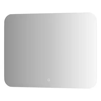 Зеркало с DEFESTO LED-подсветкой 25 Вт, 80x60 см, сенсорный выключатель, тёплый белый свет