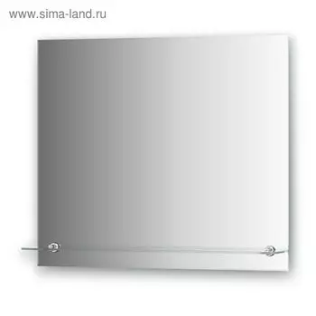 Зеркало с фацетом и полочкой 70 х 60 см, Evoform