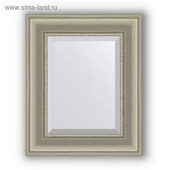 Зеркало с фацетом в багетной раме - хамелеон 88 мм, 46 х 56 см, Evoform