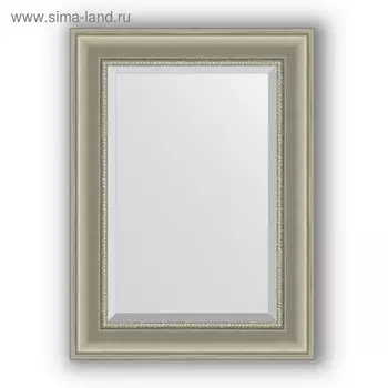 Зеркало с фацетом в багетной раме - хамелеон 88 мм, 56 х 76 см, Evoform