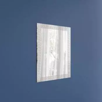 Зеркало с пескоструйной графикой Меандр Z-02 800 х 585