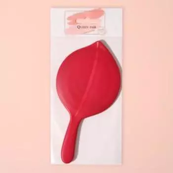 Зеркало с ручкой, d зеркальной поверхности 8,2 см, цвет МИКС