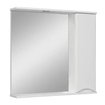 Зеркало-шкаф для ванной комнаты "Афина 80" правый, 16 х 80 х 75 см