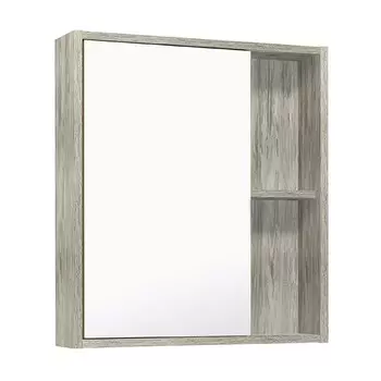 Зеркало-шкаф для ванной комнаты "Эко 60" скандинавский дуб, 12 х 60 х 65 см